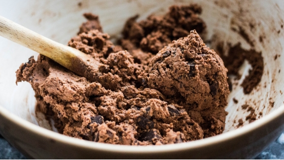 Cookies Batter in a Bowl