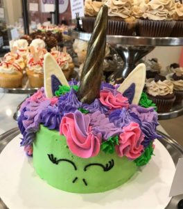 halloween unicorn cake