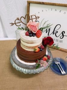 Fruit Wedding Cakes at Sara's Sweets in Lima Ohio